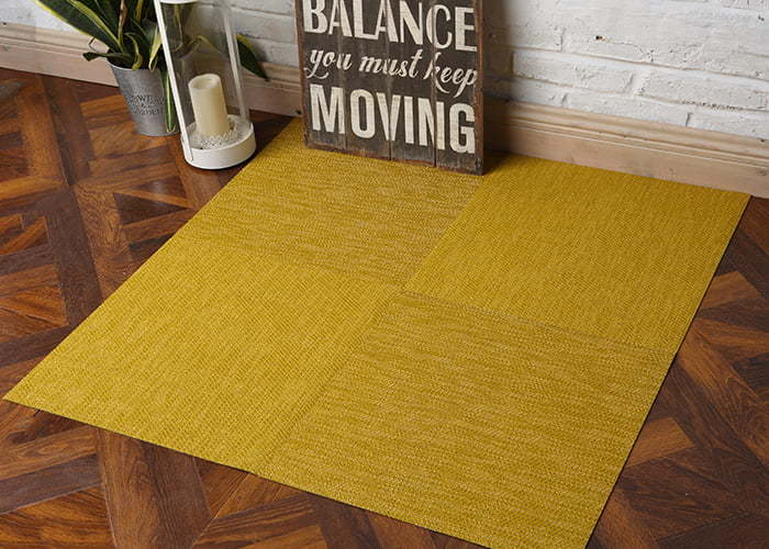 Golden Anti Slip Woven Floor Mats-12